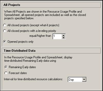 404 Part 5: Customizing Projects Format activity data settings Display the Activity Usage Profile in the bottom pane of the Activities window.