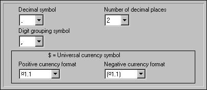 Use the Currencies dialog box to set up the base and view currencies. If you are upgrading from a previous version of Project Manager to version 4.