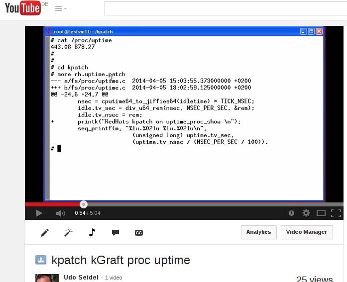 Example uptime_proc_show Base: Linux kernel
