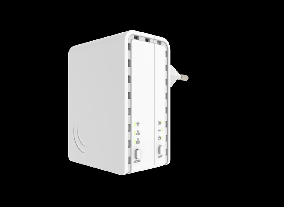 PWR-Line AP Small AP that directly plugs into socket Makes 100 Mbps links with others like it Build