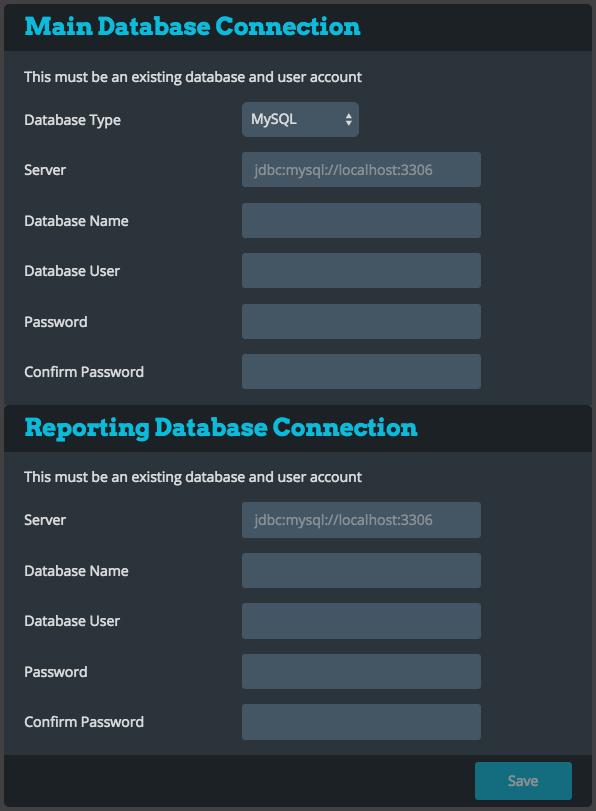 June 2016 Page 2 of 71 Database Setup Configure Main Database Connection If the reporting database is configured, the replication between the main database