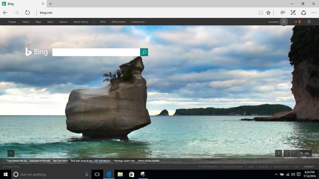 EDGE BROWSER WITH BING