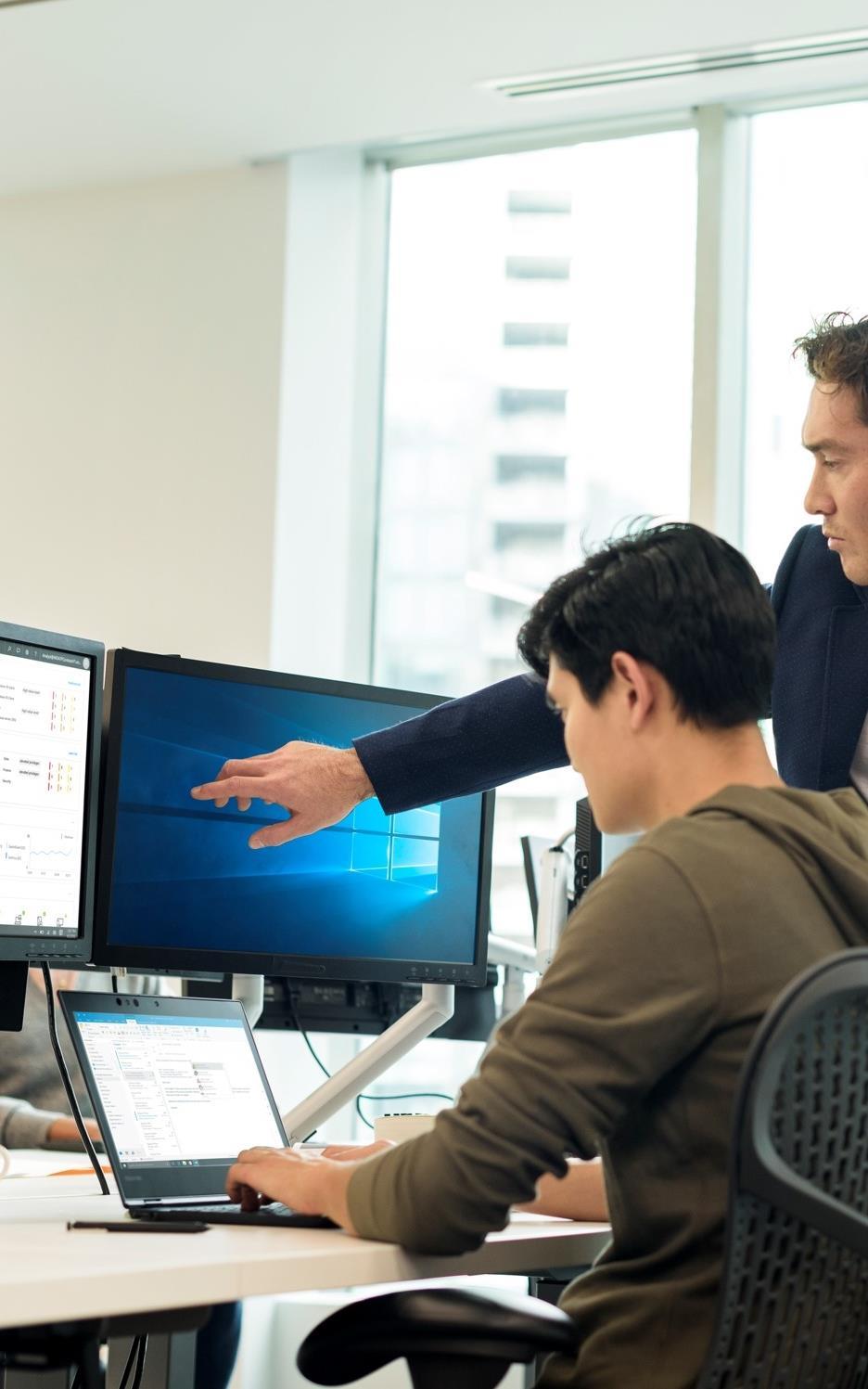 Security management Includes comprehensive security lifecycle management for security operations and configuration management Windows Defender Security Center Centrally manage the end-to-end security