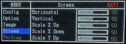 OSD(On Screen Display) Control OSD Setting Screen Mode - Horizontal