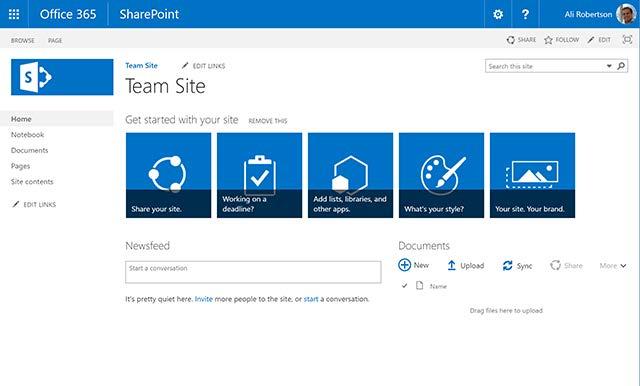 MICROSOFT SHARE POINT Build intranet sites and create pages, document libraries, and lists.