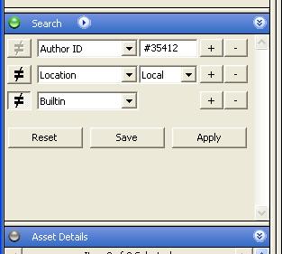 6. Searching and Filtering The panel on the left in CMP titled Search will allow you to manipulate the content items