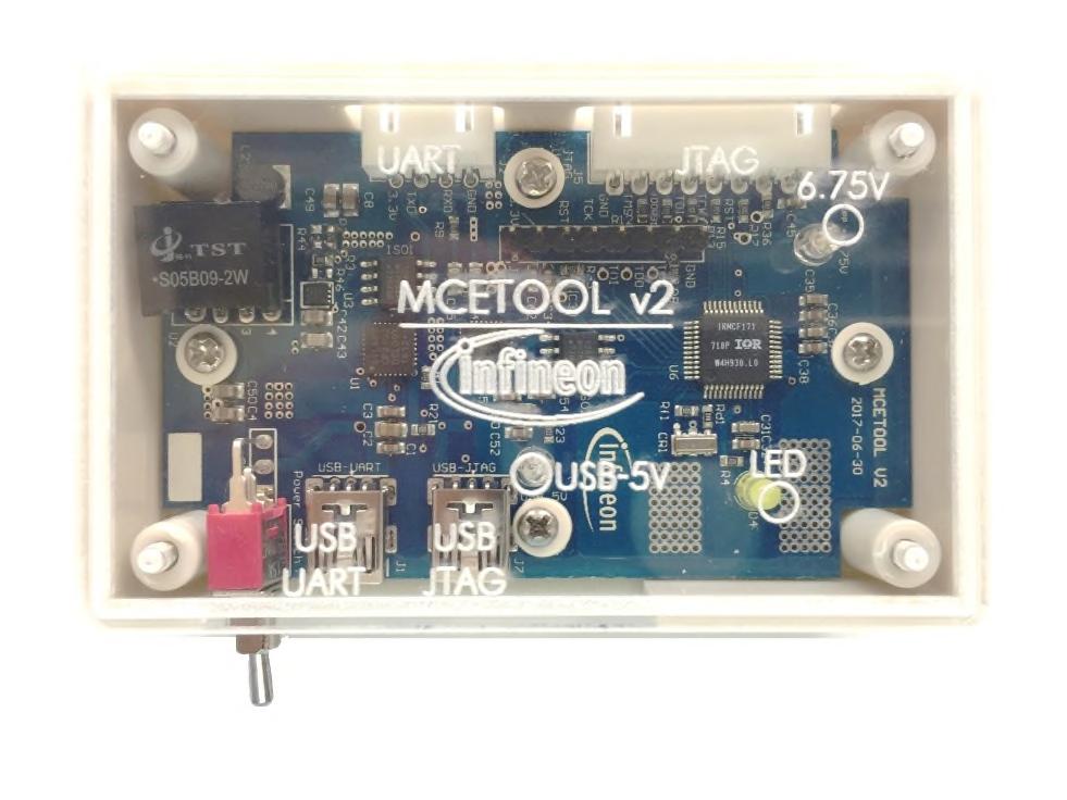 Introduction 1 Introduction MCETOOLV2 (in some older documents named IR Cable V2 ) is designed to program IRMCK099/ IRMCx100/ IRMCx300 series digital motor control ICs on the user s target board