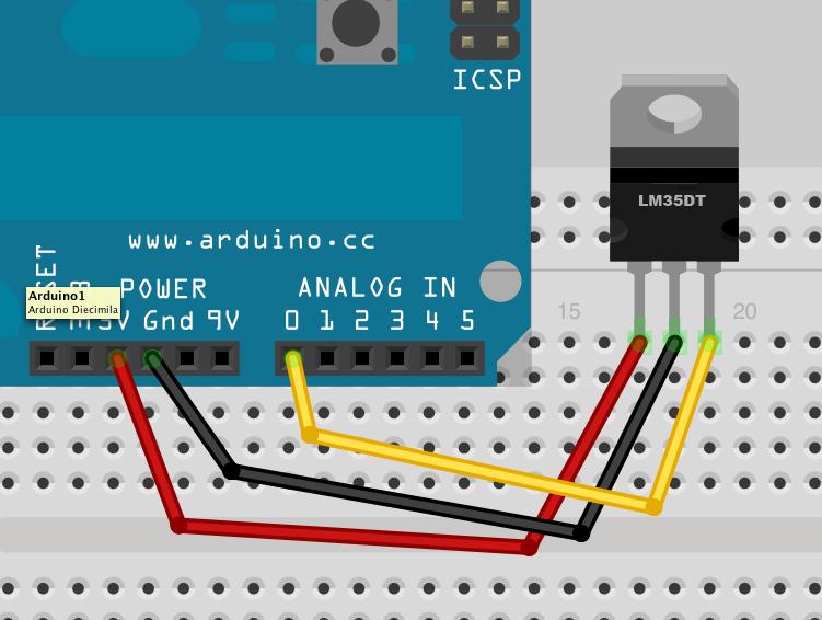 What you will need LM35DT Connect it up Enter the Code Enter the code, then press the Serial Monitor button on the Arduino IDE.