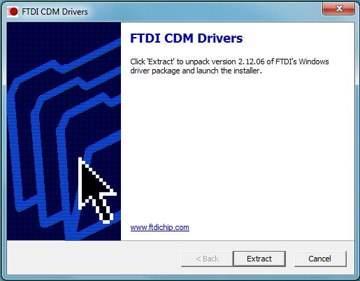 Pre-installing in Windows Driver The Windows driver is also available as a setup program (CDMvX. XX. XX_Setup.