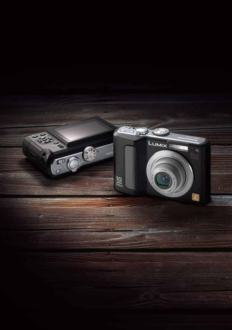 LZ10/LZ8 Cameras that make it easy to take stunning photos, featuring a 30mm * wide-angle lens, 5x optical zoom LEICA DC VARIO-ELMAR 30mm* Wide-Angle Lens with 5x 5x Insist on the best images The