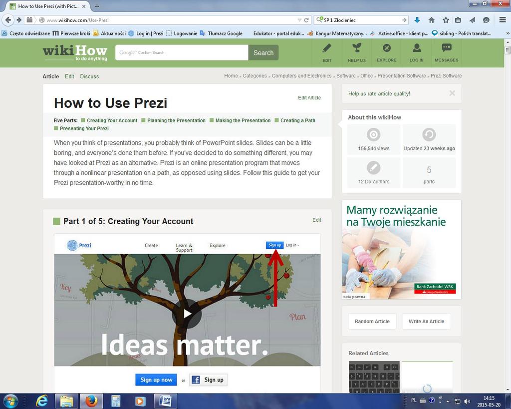 Let the audience ask questions Because Prezi is not composed of slides, it s very easy to move around the presentation.