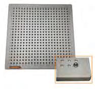 designed grid fixture plates with a 3-point kinematic system for quick part loading