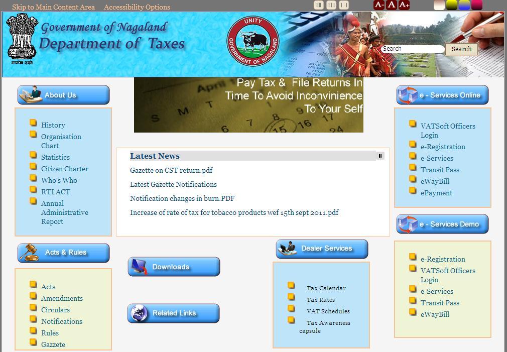 Click on the button e-way bill fo login page.