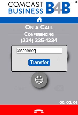 Transfer Call Using Call History Make a phone call to any of the previously dialed numbers you called using the