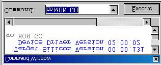 Entering Real-Time Mode MON_GO Open Command window from menu Tools\Command window Type go MON_GO Then Execute Dis-assembly window displays program counter at MON_GO (yellow bar) 10 Now that we
