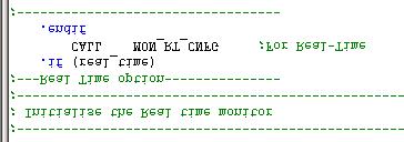 Instrumenting the Target Application Call MON_RT_CNFG From ASM Or from C 21 We know that to enter real-time mode we need to 1 st execute up to the label MON_GO.