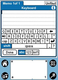 Using the On-Screen keyboard There is an on-screen keyboard available to type using the stylus.