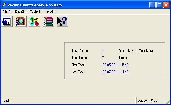 Import data, View data, Circuit info, Zip database, Version info. You could also refer to the menu directly. Fig. 7.2.