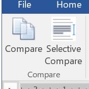 Click Compare in the Workshare ribbon to start the comparison. If there are several email attachments, you ll be asked which ones to compare.