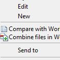 The Selective Compare dialog opens and you can add text snippets to compare. Word documents: Open any document in Word.