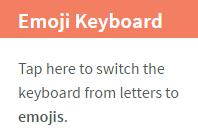 For example, the keyboard will
