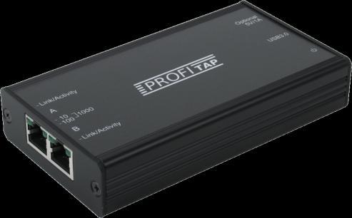 With the 2 x Gigabit network ports, it easily combines the two traffic streams to transport over a single monitoring port. The ProfiShark 1G does not use a Gigabit NIC as the monitoring port.