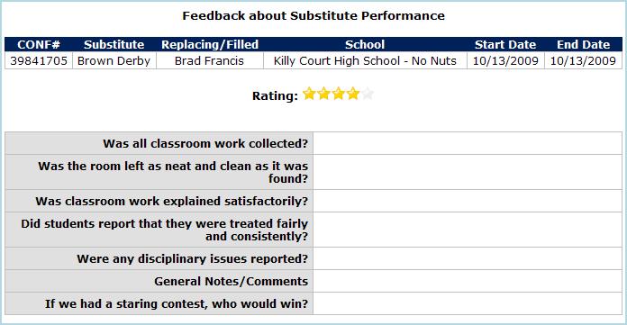Click View Employees Feedback to see a list of assignments where feedback has been left for you.