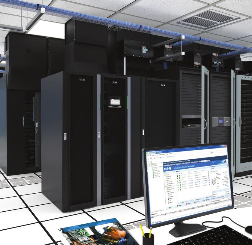 Eaton s comprehensive portfolio Integrated data center products and services E F G H J I Overhead able Management Solutions Thermal Management Solutions E usway epus isle based Power Management