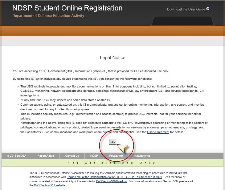 1 CREATE A NEW ACCOUNT IN NDSP SOR If you are a new first-time user, adding a dependent or moving to a new duty location, you must register your child using NDSP SOR.