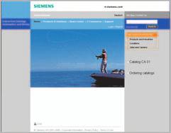 Siemens Industry Automation and Motion Control has therefore built up a comprehensive range of information in the World Wide Web, which offers quick and easy access to all data required.