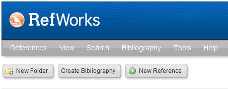 6 Let s create a list of references. (1) In RefWorks, click Create Bibliography. (2) Select the Output Style. For example: Vancouver (3) Select the Format a Bibliography from a List of References.