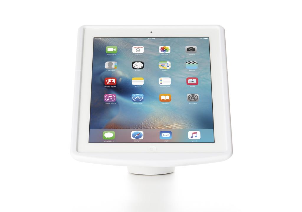 A simple, easy to use secure tablet display. The provides extemely tough protection and is simple to install and use.