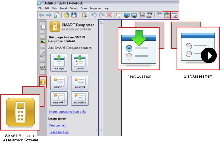 7 QUICK START GUIDE SMART RESPONSE LE Using SMART Response Before you begin, make sure SMART Response software is installed on your computer and the receiver is connected.