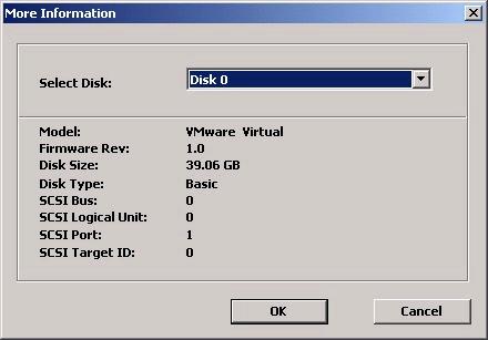 o o o Partition size in MB Specifies the size of the partition to be created. Maximum disk space in MB Specifies the available space on disk.