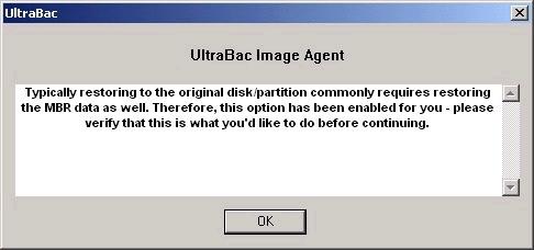If all partitions are still on the target disk(s), it is not necessary to restore the MBR.