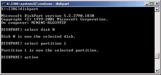 The boot partition may not be marked Active. To mark the partition as Active while booted into UBDR Gold: 1. Click View/Show tasks. 2.