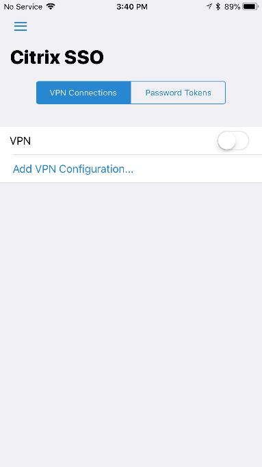 to create a new VPN Configuration/Profile on Citrix SSO.