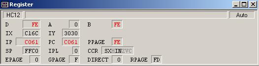 Figure 3-18. PPAGE register 3. Start the software by clicking on the Run button. 4.