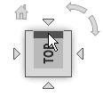 Parametric Modeling Fundamentals Using Autodesk Inventor 7-27 7. Move the cursor over the top edge of the ViewCube and notice the Roll option becomes highlighted. 8.