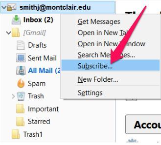 Once your folders repopulate, you will need to remove subfolders under the folder Gmail such as All Mail and Important.