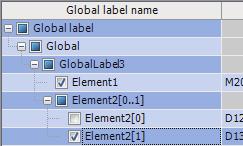 both importing into global labels and importing into data types.