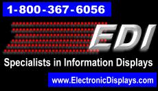 ELECTRONIC DISPLAYS INC. 135 S. CHURCH STREET ADDISON, ILL. 60101 www.electronicdisplays.com PRODUCT PART NUMBER : ED225MPC 2L N1-VERT-1001- KYN1 DESCRIPTION: Indoor 4 digit, 2.