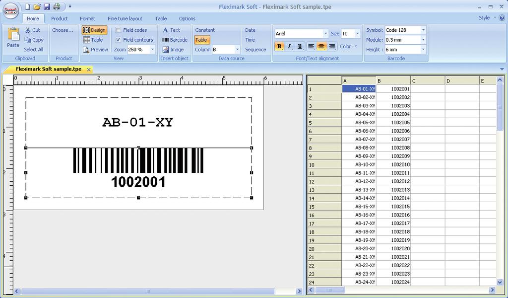 With integrated text management, you can enter label text quickly and easily. Software 10.0 Software for Printing Labels A free basic version of the software is available for download at www.lappusa.