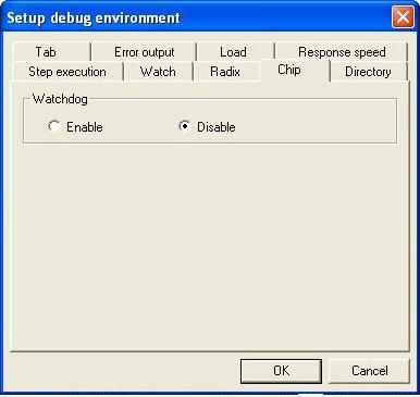 debugging and programming, please pay more attention on watchdog setting, below are 2 conditions to use watchdog: 1.