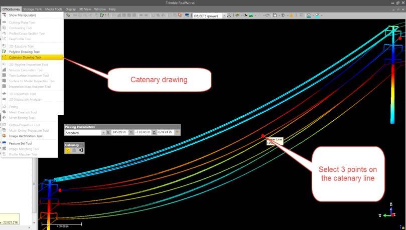 Catenary drawing tool Quickly draw