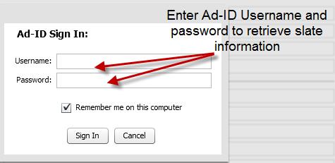 org If you do not have a username/password, please contact Ad-ID customer relations at