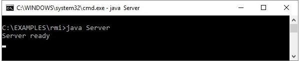Step2 Run the server class file as shown below.