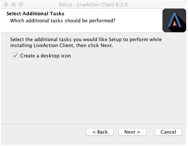 Step 5 Figure 4: Select Additional Tasks Create a desktop icon The