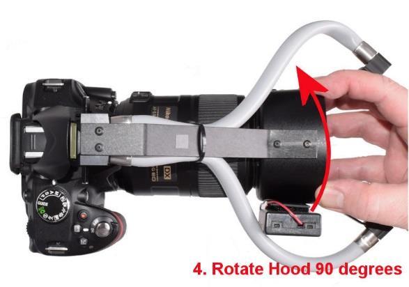 7. Rotate Illuminator until it snaps into place at 12:00 position: 8.