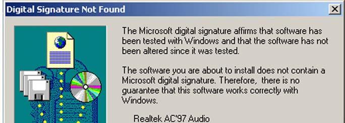 Figure 6-23: AC`97 Audio Driver Software Configuration Step 7: